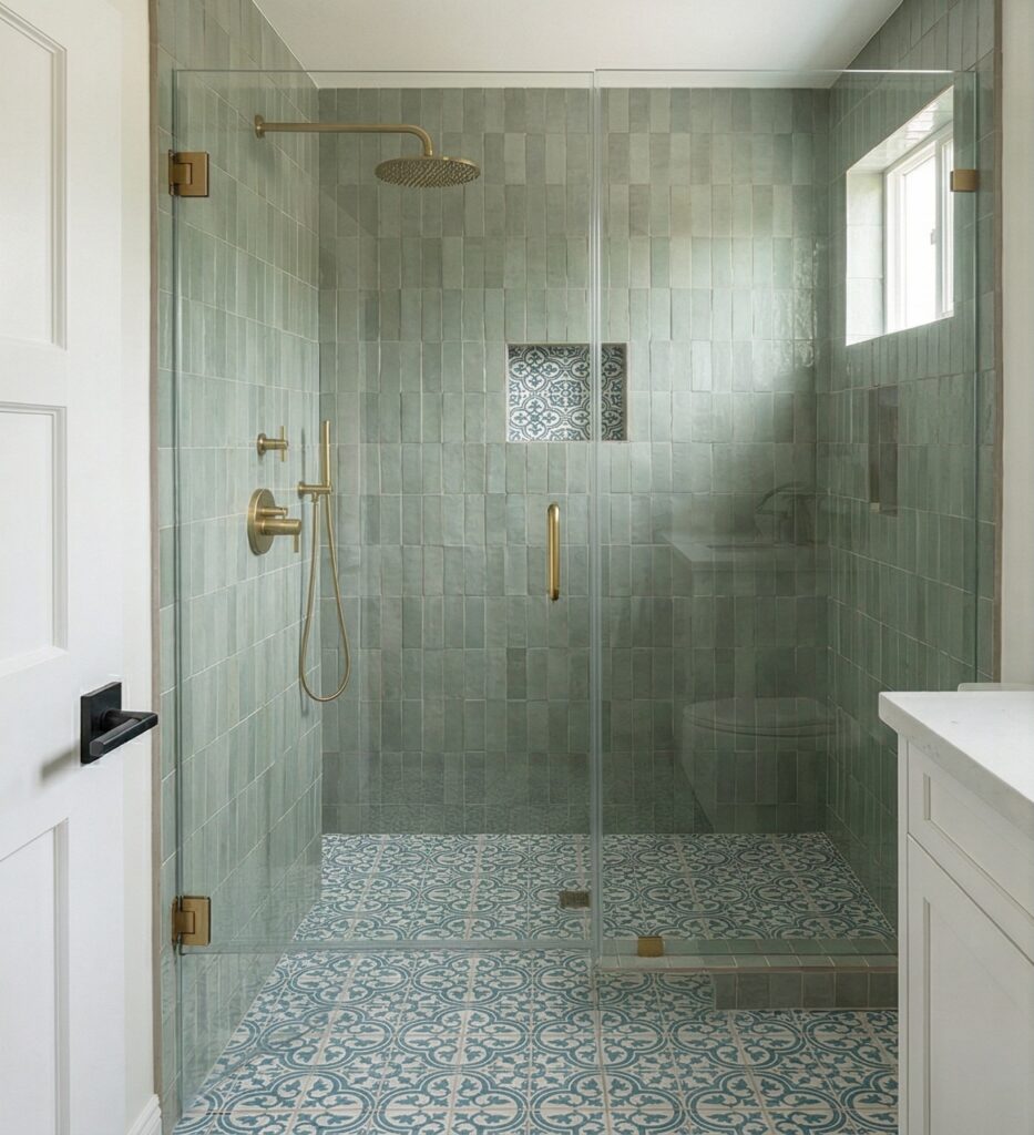4S Ranch Bathroom with Walk In Shower