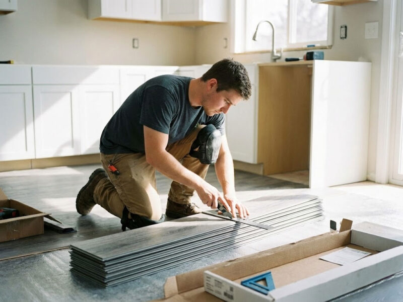 LVP Installation for Kitchen in Southern California